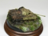 Panther wreck diorama in 15mm