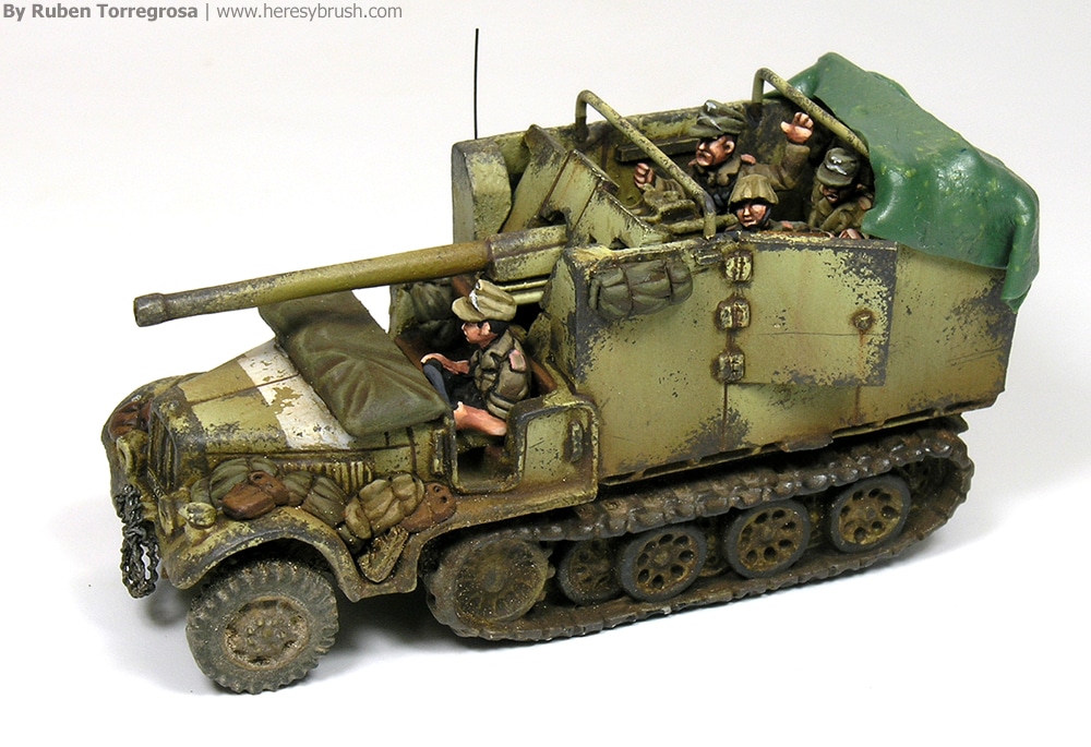 How to paint DAK (deutsche Afrika Korps) in 15mm for Flames of War