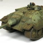 Painting 15mm tanks: E25 tank hunter