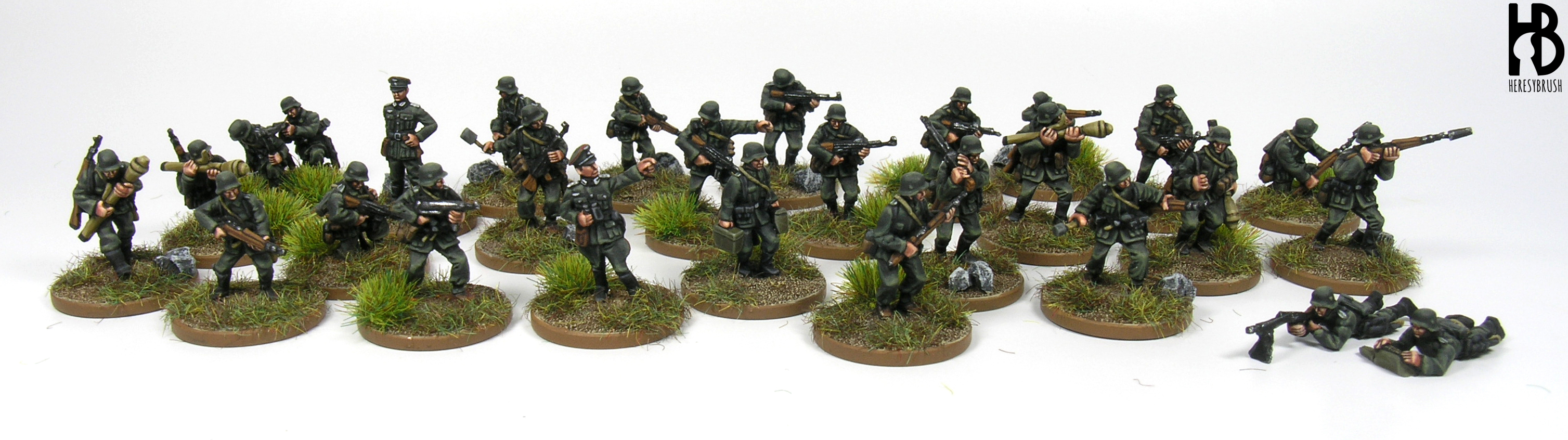 Come Dipingere L Uniforme Tedesca M43 Mid E Late War In 15mm Heresybrush