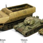 Guías de pintura de tanques de la 2GM en 12mm